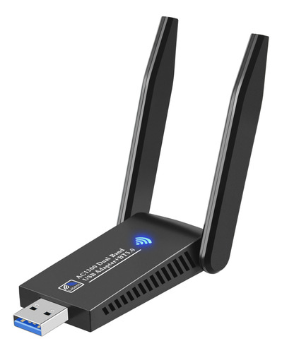 Antena Wifi Inalámbrica Adaptador Bluetooth Usb3.0 1300mbps