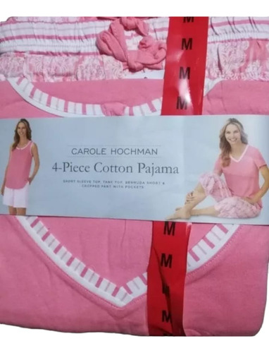 Carole Hochman Conjunto De Pijama 4 Pzs Dama Mujer Ropa Algo