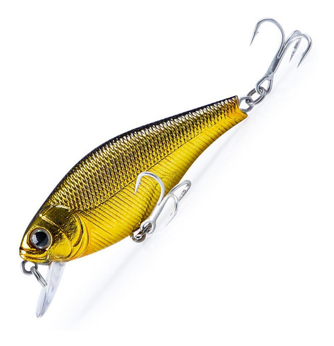 Isca Artificial Maruri Para Pesca - Piaba 70 Cor Gold