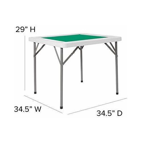 Mesa De Juego De Plegable Cuadrada Para 4 Es De 34.5...