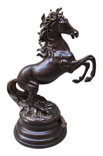 Escultura  Cavalo Empinando De Petit Bronze ( Cod 176 )