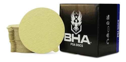 Bha Disco Lijado Psa Respaldo Adhesivo Dorado 6  Pestaña 100