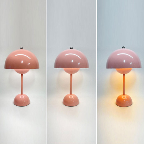 Lámpara De Mesa Con Forma De Maceta Con Forma De Hongo,