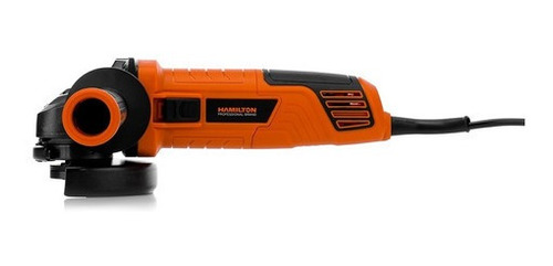 Imagen 2 de 11 de Amoladora Angular 115mm Hamilton 820w 220v - Haa001 Color Naranja