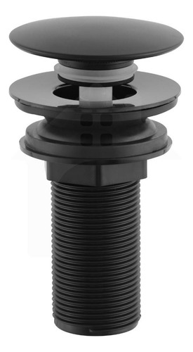Válvula Click Preta Aço Inox Black Abs Pia Tanque Lavatório