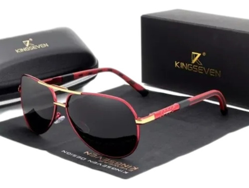 Lentes De Sol Premium Piloto Gafas Kingseven Originales