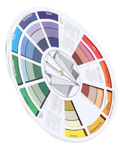 Circulo Cromático Profesional Rueda Guía De Mezcla De Color
