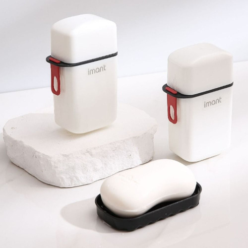 Jabonera Portátil De Viaje, Jabonera De Plástico Para Baño