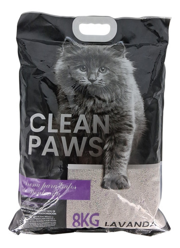 Arena Para Gatos Aglutinante Clean Paws - 24kg - Sanitaria