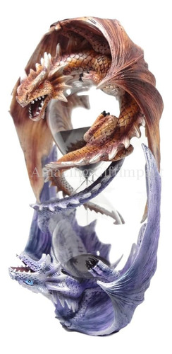 Anne Stokes Age Of Dragon Two Dragon - Reloj De Arena (5 Min