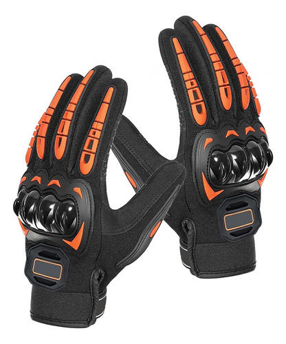 2 Uds Guantes De Guantes De Exterior Con Pantalla Naranja Xl