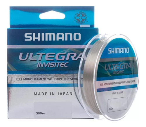 Linha Monofilamento Shimano Ultegra Invisitec 300mts 0.225mm