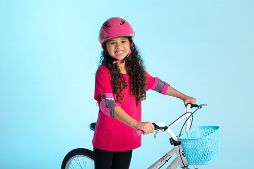 Bicicleta Infantil Aro 20 Mistigirl Btwin Cor Rosa