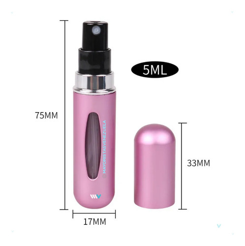 Atomizadores De Perfume Recargables Portátil 5ml 2 Unidades