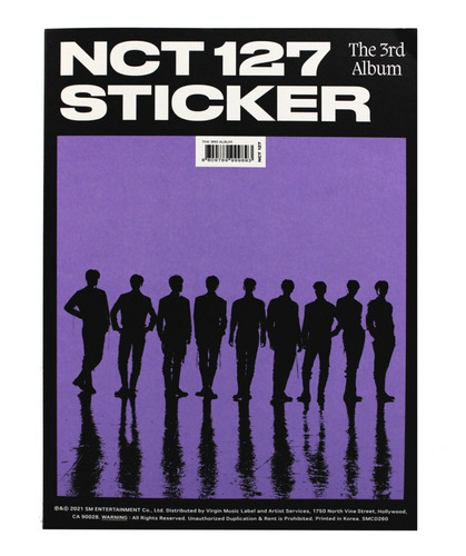 Nct 127 The 3rd Album Sticker (sticker Version) Cd Nuevo
