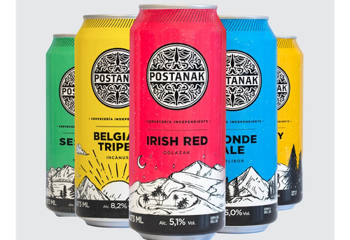 Gift Pack Regalo Cerveza Artesanal Postanak 2 Latas + Copa
