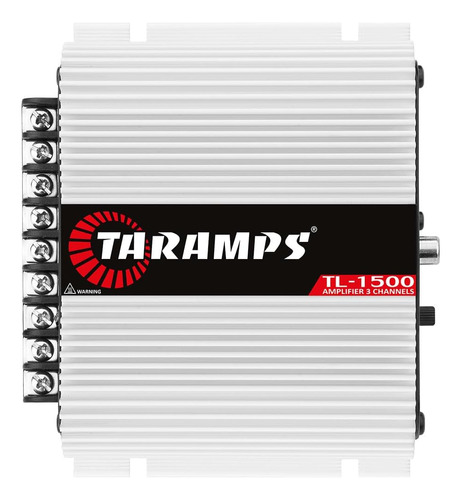 Amplificador Para Coche Taramp's Tl - 1500, 390 W, Plateado