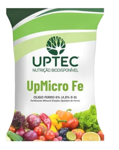 Quelato De Ferro Eddha 6% Up Micro Fe Uptec - 1kg