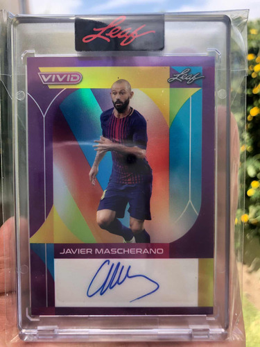 Javier Mascherano 2022 Vivid Leaf Auto 2/2