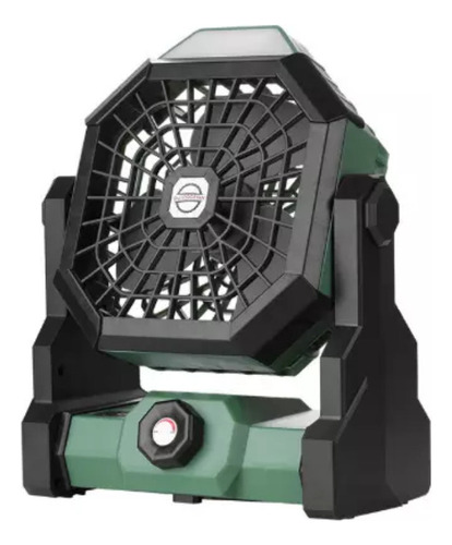 Ventilador De Campamento Portátil Con Luz Led