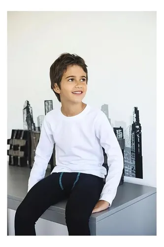 Tipico Camiseta Termica Niño O Niña Art 1225n Talle 12 Al 16