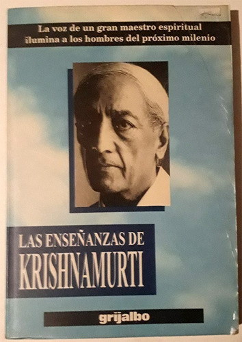 Las Enseñanzas De Krishnamurti - Libro Recopilación (Usado)
