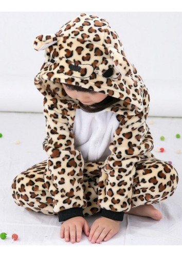 Pijama Enterito Infantil Bebe Niño Abrigo