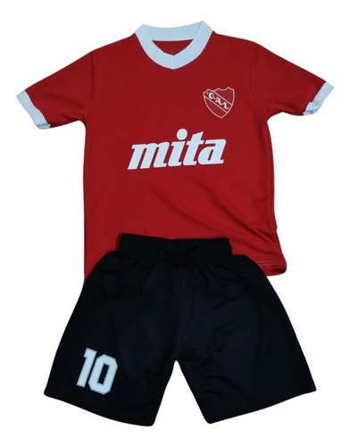 Camiseta Retro Independiente + Short Niños Sportbox