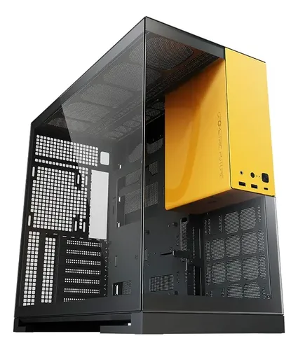 Gabinete Geometric Future Model 5 Preto e Amarelo