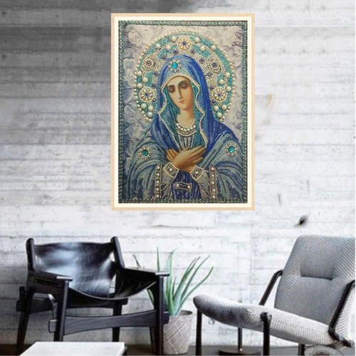 Imagen 3 de 6 de 5d Pintura De Diamante Cuadros De Bordado Imagen Para Hogar