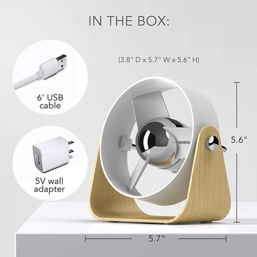 Soplador Aire Diseño Moderno, Mxlwb-001,1pza, 5 Ø, Blanco/ma