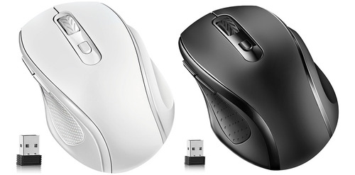 Mouse De Oficina Inalámbrico Con Receptor Usb 5.0