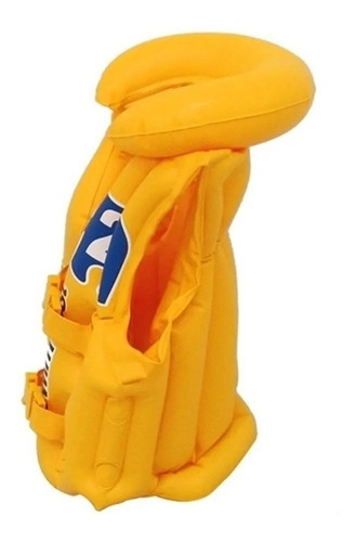 Chaleco Salvavidas Amarillo Intex Para Niños 3 A 6 Años