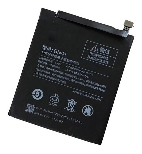 Bateria Xiaomi Redmi Note 4 Bn41 Garantia® Tecnocell Uy 