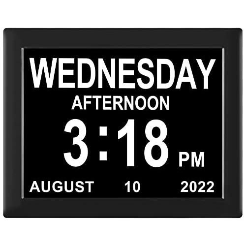 Reloj Calendario Digital Fecha Y Hora Día De La Semana Reloj