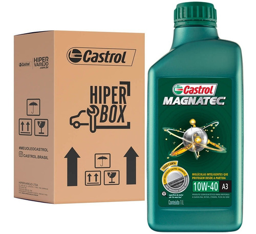 Imagem 3 de 4 de 4 Óleo 10w40 Magnatec A3 Castrol Fiat Jac Mitsubishi