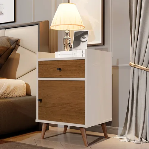 Velador Con Puerta Be Perla Caramelo - Be Design