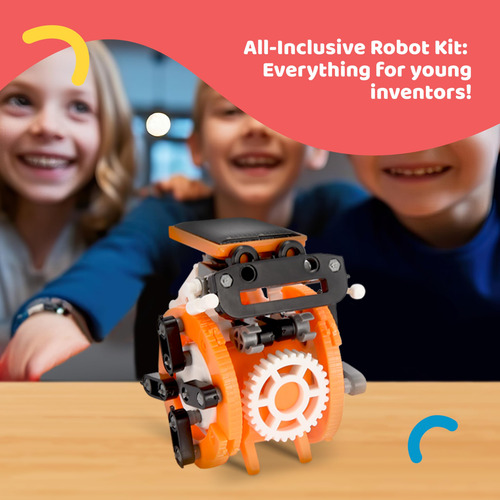 Kit De Robot Solar 7 En 1 Para Niños Stem