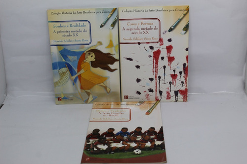 Coleção História Da Arte Brasileira Para Crianças 3 Livros