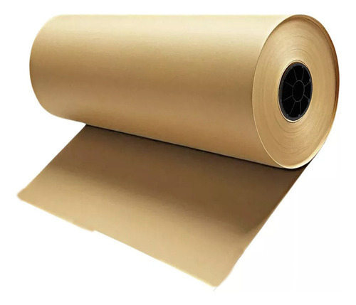 Papel Semi Kraft Para Proteção De Pisos Com 45cm X 50m Palha