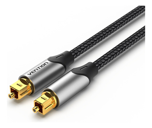 Cable Optico De Audio Premium Trenzado Aluminio 1.5m Vention