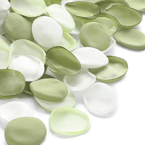 Floroom 300 Piezas De Pétalos De Rosa Verde Salvia Verde El