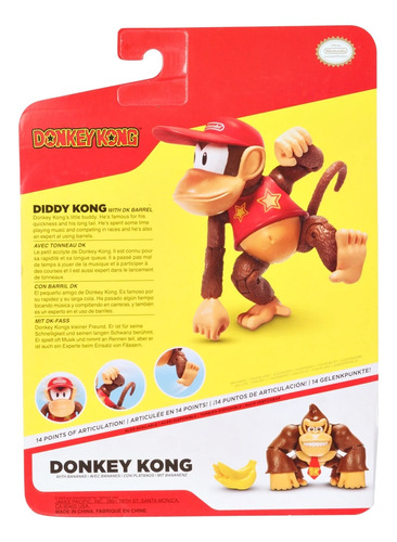 Boneco Diddy Donkey Kong Country Super Nintendo Original
