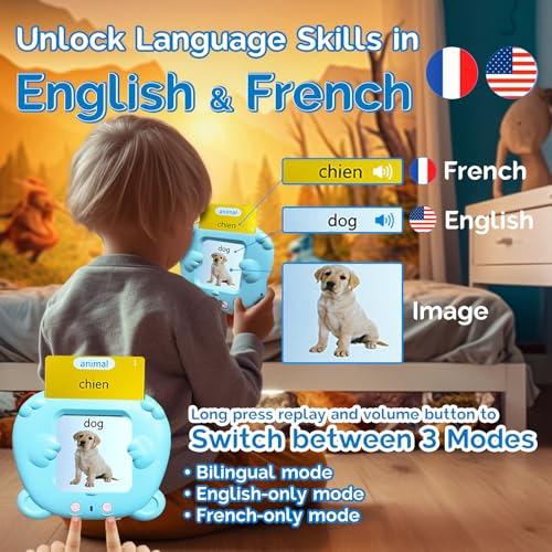 Tarjetas Didácticas Bilingües En Inglés Y Francés Tarjetas D