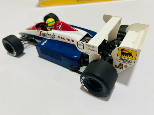 Minichamps F1 1:18 - Toleman Tg184 - Ayrton Senna Branco