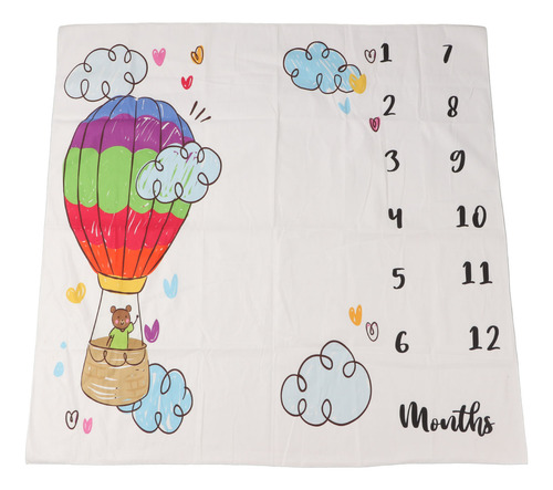 Cobertor Monthly Milestone Para Bebês Baby Month Innovative