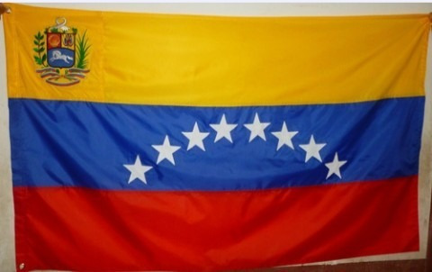 Bandera De Venezuela, Escudo Bordado, 90x60 Cms. Fabricantes