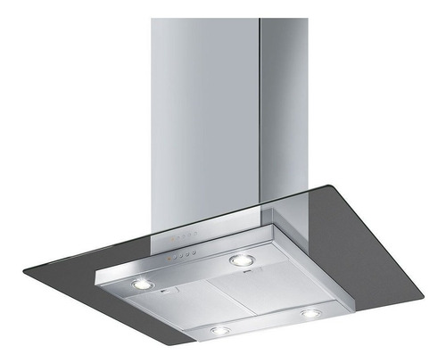 Extractor purificador de cocina Smeg KEIV90E ac. inox. y vidrio isla 900mm x 42mm x 700mm plateado