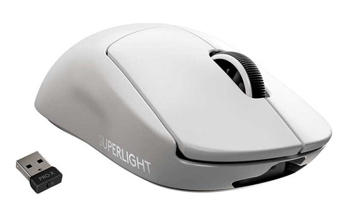 Mouse Pro X Superlight - Sensor Hero 25k 63 Gramos Blanco