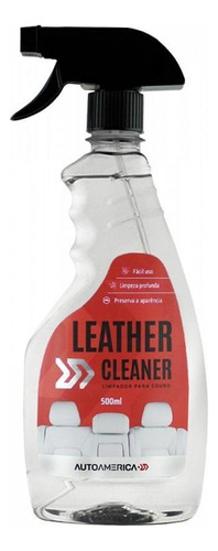 Limpador De Couro Leather Cleane Autoamerica 500 Ml